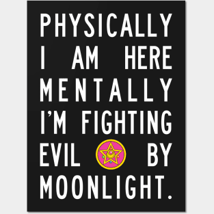 Fighting Evil By Moonlight Posters and Art
